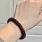 Natural Myanmar Blood amber saucer shape handmade bracelet,gift for her,gift for him