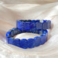 AAAA Natural Lapis Lazuli gemstone oval shape wide bracelet Energy Protection Meditation Spiritual