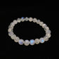India TOP AAAAA grade Mermaid illuminate fire nature rainbow moonstone bead bracelet Labradorite