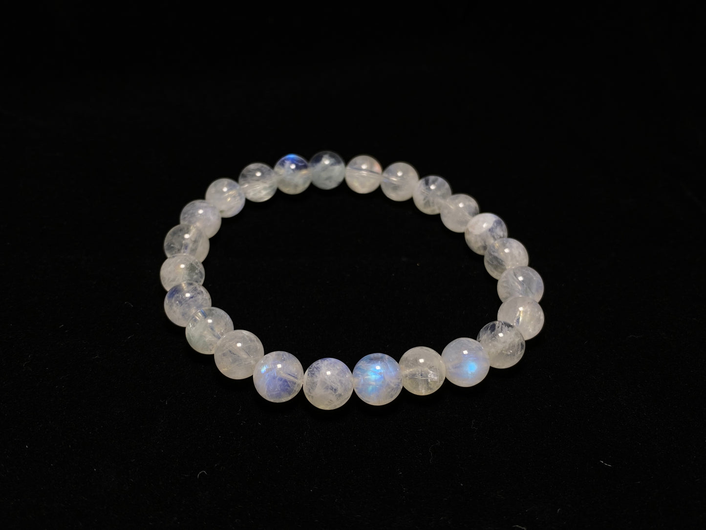 India TOP AAAAA grade Mermaid illuminate fire nature rainbow moonstone bead bracelet Labradorite