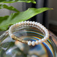 Natural Freshwater pearls,white pealrs 5-6MM handmade bracelet Bridesmaid Gifts,wedding gift