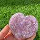 Big Size Natural RARE Amethyst Raw Rock Heart Crystal Quartz Meditation Healing,Druzy Agate Heart Shape Stone,Valentine's Day Gift
