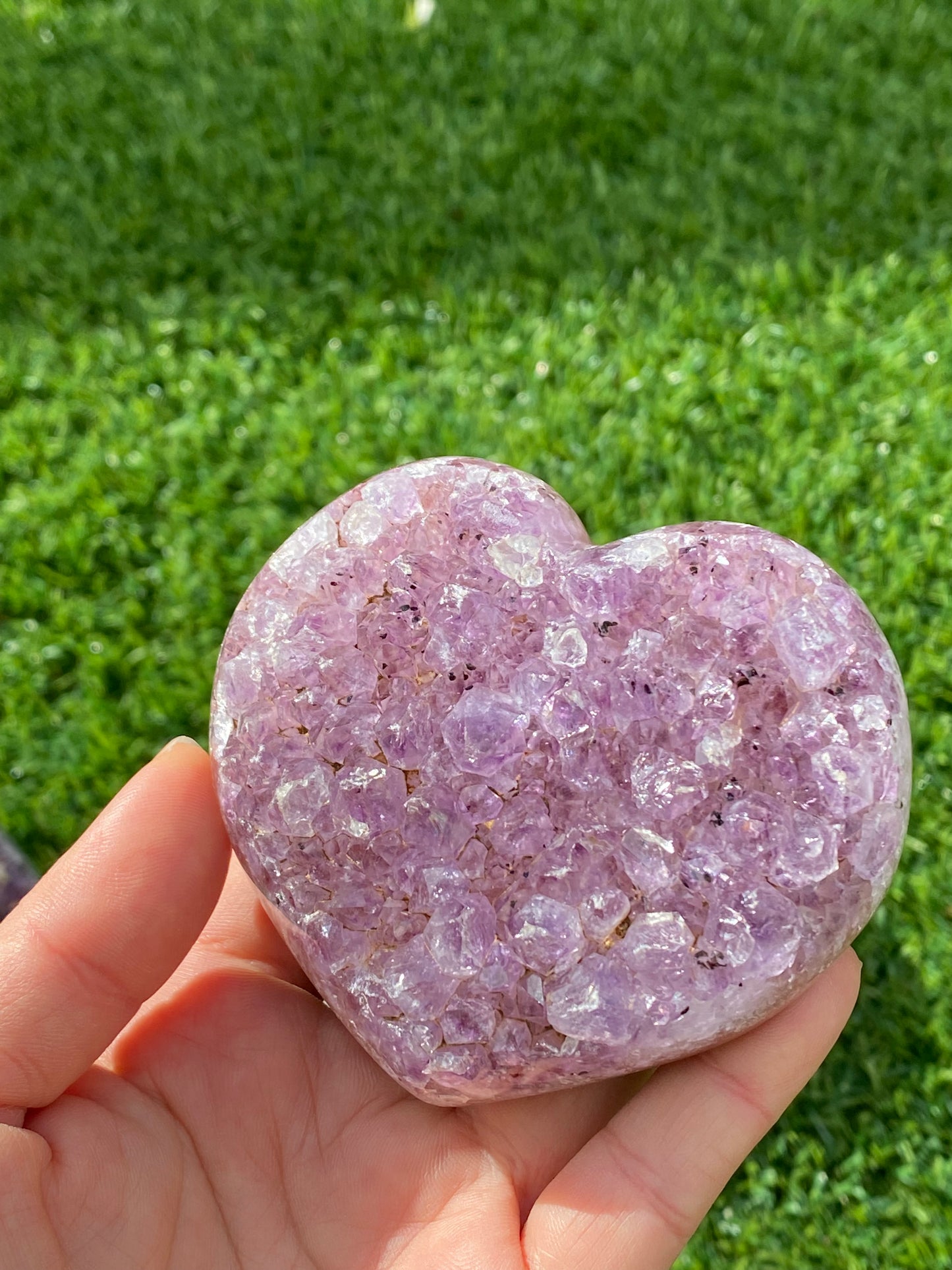 Big Size Natural RARE Amethyst Raw Rock Heart Crystal Quartz Meditation Healing,Druzy Agate Heart Shape Stone,Valentine's Day Gift