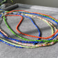 Natural Faceted Gemstone,Green Diopside,Tourmaline,Peridot,lapis lazuli,South Red Agate,Triple Wrap Bracelet,Long necklace
