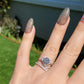 2ct. Champagne Moissanite Ring, Champagne Solitaire Ring, Round Moissanite Ring, Moissanite Engagement Ring, Round Solitaire, Statement Ring