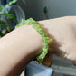 Natural Raw Rock Green Tsavorite irregular shape Gemstone Garnet Beaded Bracelet Necklace,gift for her,gift for him