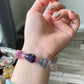 Natural Unicorn FLuorite Hand Carved Bunny  Rabbit,hello kitty,lion head Beaded Bracelet, gift for her,Valentine's  Gift，Friendship Bracelet