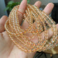 AAAA Grade Natural yellow to gold Citrine round success and wealth bead Bracelet 5mm+ 6mm+,gift for her,handmade bracelet