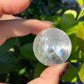 Natural Rainbow in Quartz White Rock Crystal Ball, Crystal point,  White Azeztulite Quartz  Mineral Specimen,Divination sphere Ball