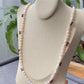 Natural Freshwater Baroque Pearls garnet cherry Multiple Handmade Necklace, double wrap handmade bracelet, gift for her