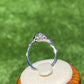 Certificated 0.5ct. Moissanite Swan Heart Disney Princess sterling silver Ring,wedding ring, Groomsman gifts,Bridesmaid Gifts