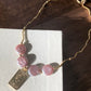 Natural Freshwater super shinning Purple Pink Baroque Pearls Mid-century  Queen Pendants Necklace,gift for her,gift for Princess