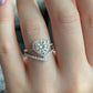 Certificated 0.5ct. Moissanite sterling silver Eternity band Ring,wedding ring, Groomsman gifts,Bridesmaid Gifts