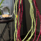 3mm+ Natural Faceted diamond Cut Gemstone,Prehnite,Garnet,super shinning Fire illuminate,Triple Wrap Bracelet,Long necklace