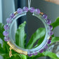 Natural Amethyst Bamboo Butterfly Hanfu made to order bracelet,Valentine Gifts 7mm+