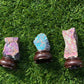 Electroplated Stone Rainbow Color Mermaid Rock Points