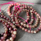 Natural Ruby Red Tourmaline, Pink Tourmaline 6mm-7mm Beaded Bracelet,wholesale price
