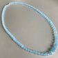 Natural Aquamarine Ocean Blue sky blue Mixed size Bead Healing Crystal Necklace 5-13MM,gift for her