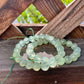 Top grade clear grape crystal Prehnite 7mm 9mm+ 10mm+ bead bracelet smooth round