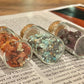 Natural Gemstone Large Chips Wishing Bottle,Crystal Wishing Bottle,Garnet,Red Jade,Turquoise