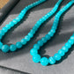 Natural Amazonite stone, Energy Protection Strength Yoga Crystal Round Mixed size Bead Necklace