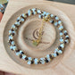 Mother of pearls color block black and white multiple use Necklace,handmade necklace