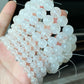 AAA grade natural blue needle quartz angle feather smoke blue needle bead bracelet