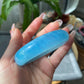 AAAAAA Grade Clear Blue sky cloud Surround Natural Aquamarine Bangle Gemstone Bracelet  56.8mm BA8354