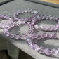 Natural Grade Light Purple，Gradient Lavender Purple Amethyst Round Bead Bracelet，meditation  jewelry