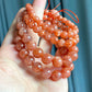 High Quality Sunstone  healing crystal，with rainbow inside bead bracelet necklace 5mm,7mm,8mm,10mm