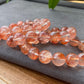 Natural High Clear Grade Super Gorgeous Koi Carp Fire Quartz,Hematoid Quartz Rainbow Flash Bracelet 13mm