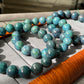 High Grade Raw Red Green Epidote gemstone green treasure ruby zoisite smooth round bead bracelet 9mm 10mm 11mm 12mm 13mm