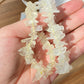 Natural High grade Libyan Gold Tektite/Libyan Desert Glass irregular shape bead bracelet  high energy