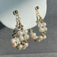 Natural Fresh water Pearls 14k gold filled wire pearl hoop princess earrings