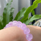 Natural Amethyst Light Purple ,Violet,Lavender,Purplevine,Trendy Purple tone short barrel Bracelet