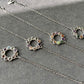 Natural Super Seven big Donut shape Circle Round Chain Bracelet