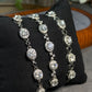 Certificated 0.5ct  Moissanite chain Sterling silver bracelet,wedding chain bracelet, gift for her